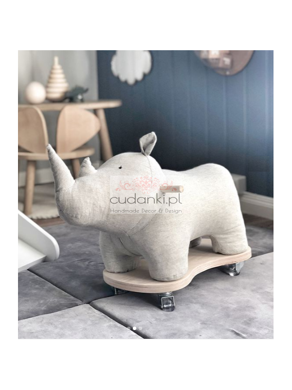 Jeździk nosorożec - Kolory - W stylu skandynawskim