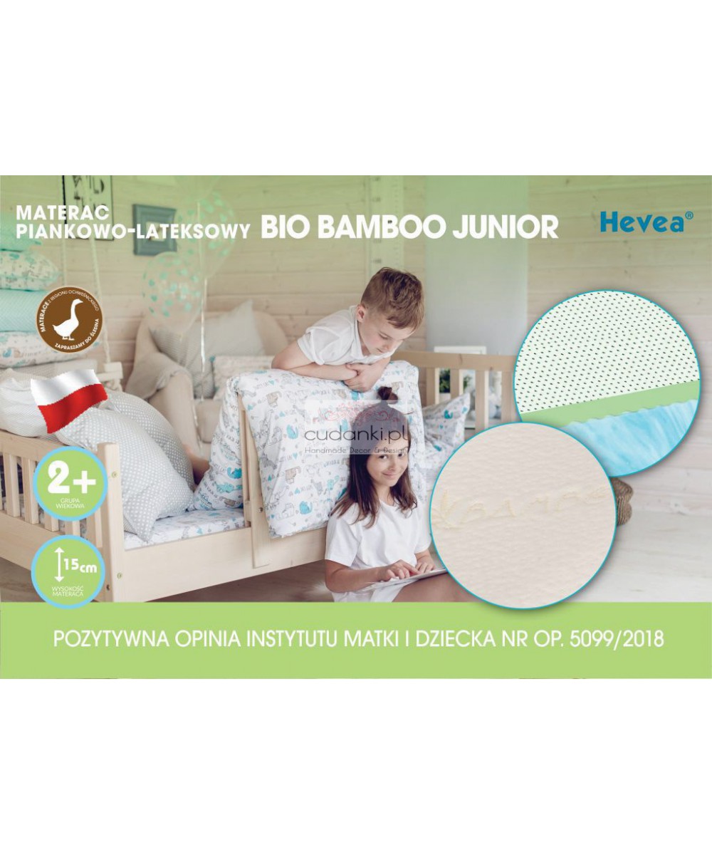 Materac z lateksem BIO Bamboo Junior