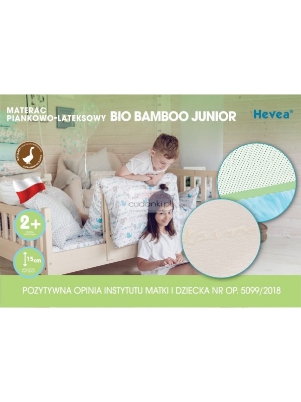 Materac z lateksem HEVAE BIO Bamboo Junior
