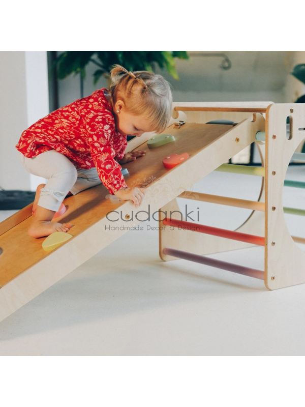  ZESTAW ODKRYWCY wspinaczka KOSZTKA Montessori Explorer DO WSPINACZKI ZJEŻDALNIA / RAMPA