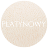Kulka Cotton Balls PLATYNOWY do własnej aranżacji