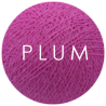 Kulka Cotton Balls PLUM do własnej aranżacji
