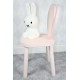 krzesło dziecięce drewniane Krzesło królik krzesełko drewniane króliczek