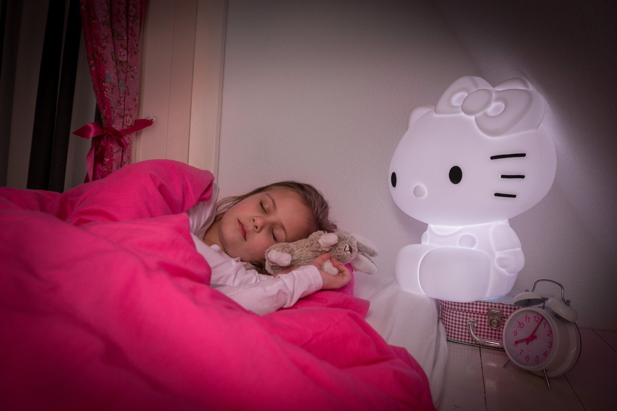 Lampa Hello Kitty LED duża stołowa z pilotem