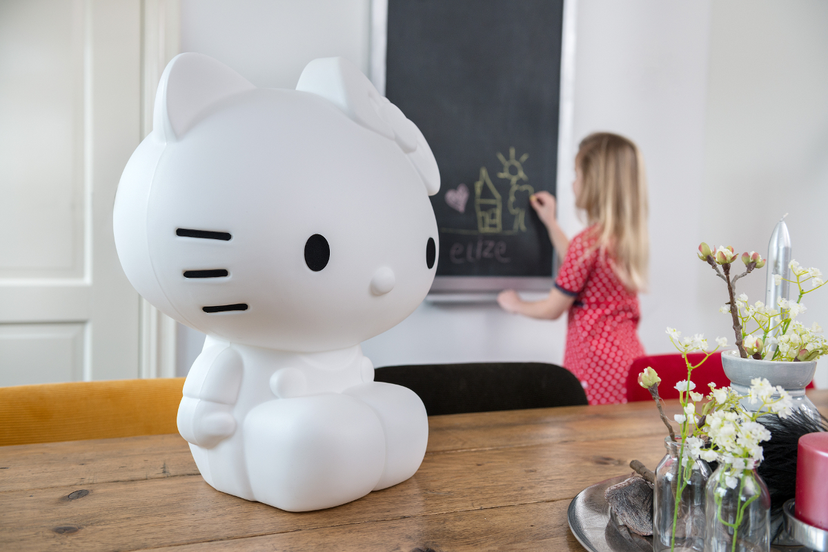 Lampa Hello Kitty LED duża stołowa z pilotem